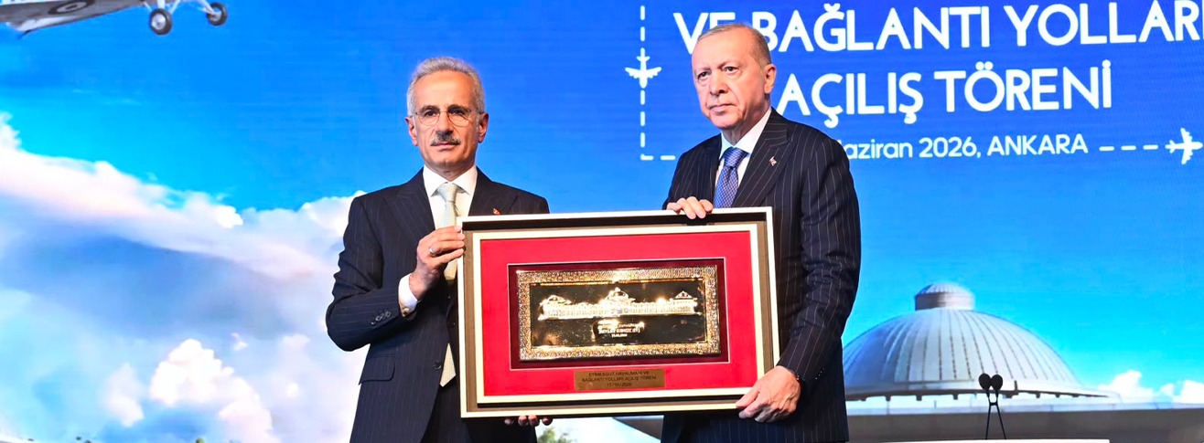 CUMHURBAŞKANI ERDOĞAN, ANKARA HAVALİMANI VE BAĞLANTI YOLLARINI HİZMETE AÇTI