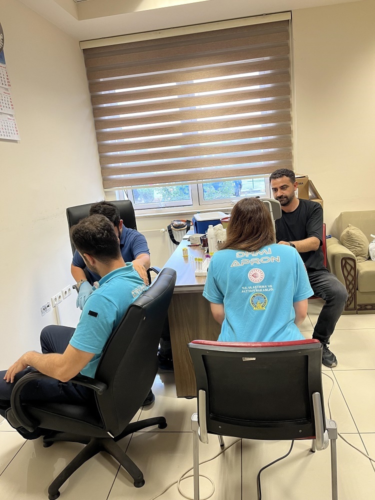 DHMİ TRABZON HAVALİMANI BAŞMÜDÜRLÜĞÜ ÇALIŞANLARI SAĞLIK TARAMASI YAPILDI.