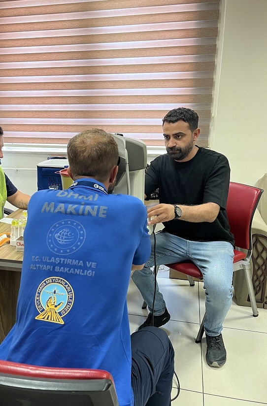 DHMİ TRABZON HAVALİMANI BAŞMÜDÜRLÜĞÜ ÇALIŞANLARI SAĞLIK TARAMASI YAPILDI.