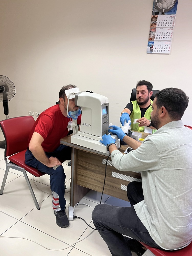 DHMİ TRABZON HAVALİMANI BAŞMÜDÜRLÜĞÜ ÇALIŞANLARI SAĞLIK TARAMASI YAPILDI.