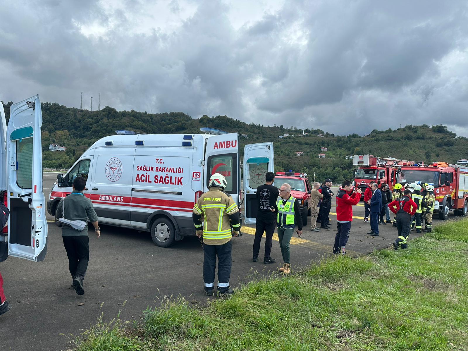 Ordu-Giresun Havalimanında Acil Durum ve Ateşli Yangın Tatbikatı Yapıldı