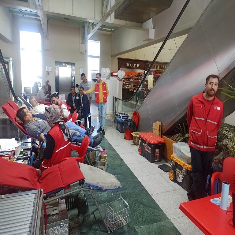 Batman Havalimanı’nda Kızılay Haftası’na Özel Kan Bağışı Kampanyası