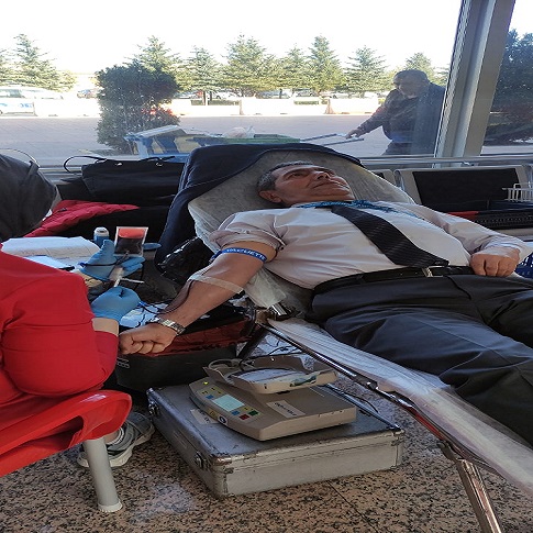 HAVALİMANIMIZDA DÜZENLENEN KAN BAĞIŞI KAMPANYASINA YOĞUN İLGİ GÖSTERİLDİ