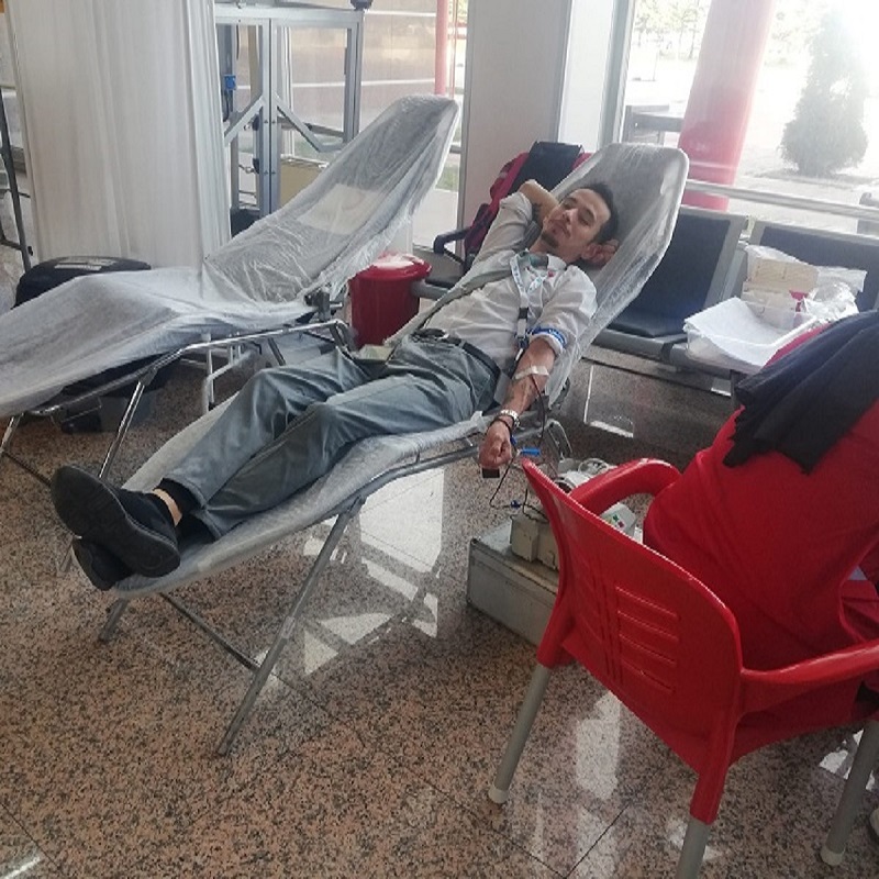 HAVALİMANIMIZDA DÜZENLENEN KAN BAĞIŞI KAMPANYASINA YOĞUN İLGİ GÖSTERİLDİ