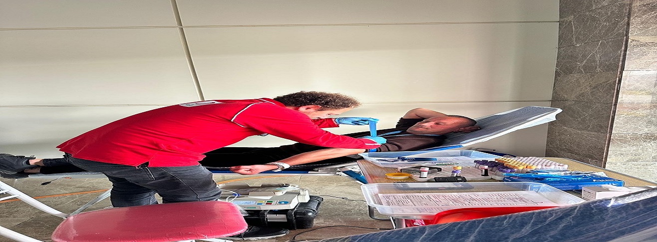 HAVALİMANIMIZDA KIZILAY KAN BAĞIŞI KAMPANYASI