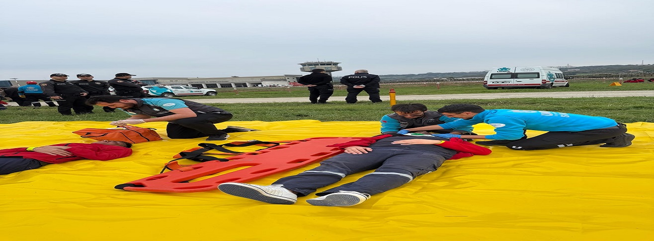 DHMİ SİNOP HAVALİMANI MÜDÜRLÜĞÜ  2025 YILI ACİL DURUM PLANI  GENİŞ KATILIMLI UÇAK KAZA KIRIM TATBİKATI