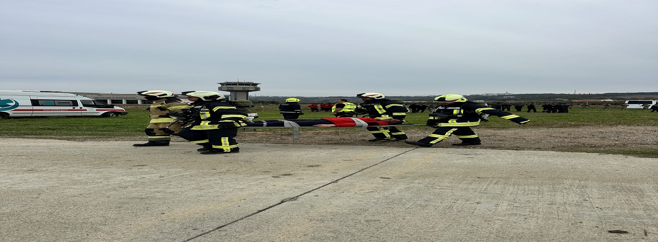 DHMİ SİNOP HAVALİMANI MÜDÜRLÜĞÜ  2025 YILI ACİL DURUM PLANI  GENİŞ KATILIMLI UÇAK KAZA KIRIM TATBİKATI