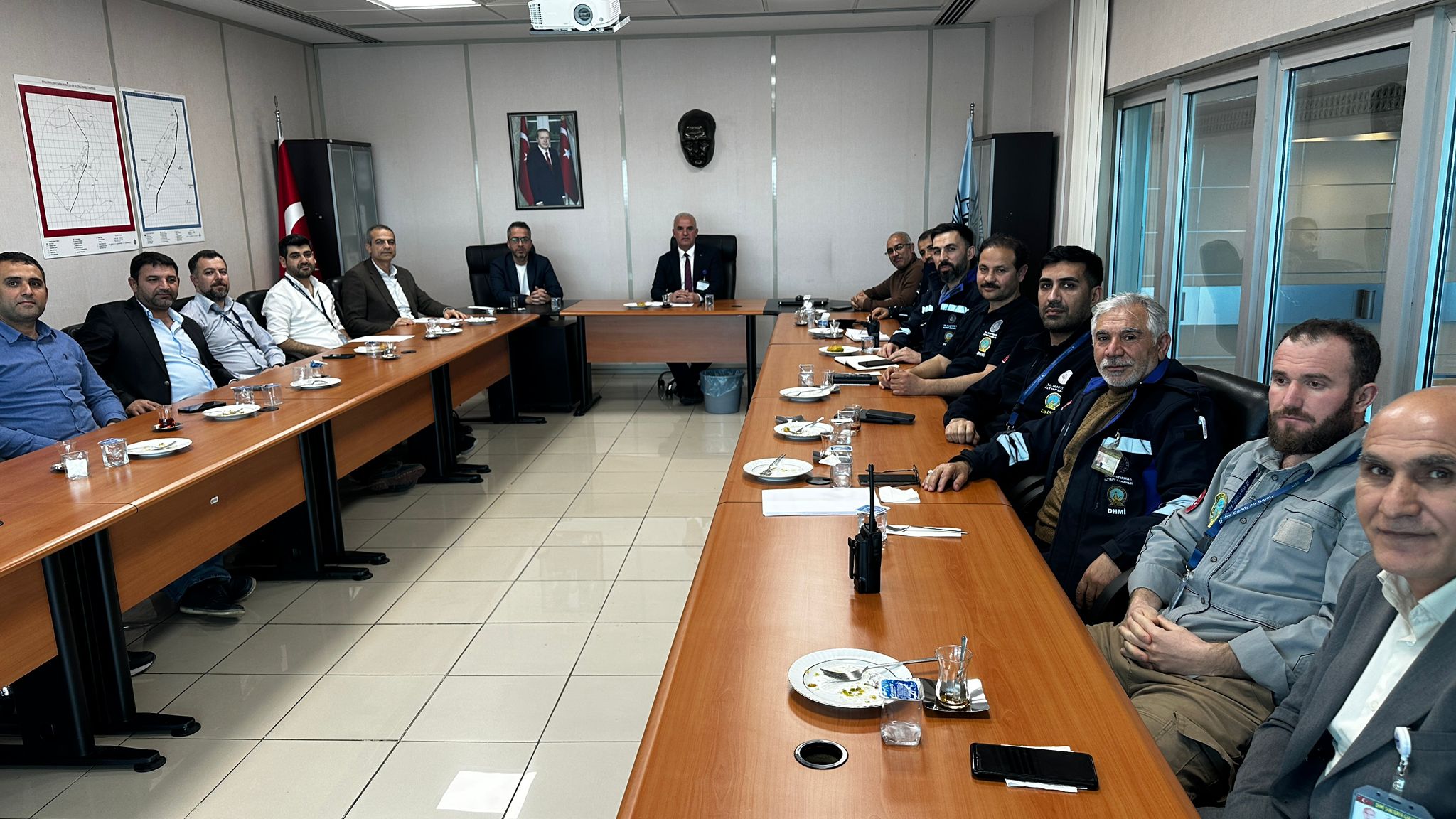 Havalimanımız Yöneticileriyle Koordinasyon Toplantısı Yapıldı