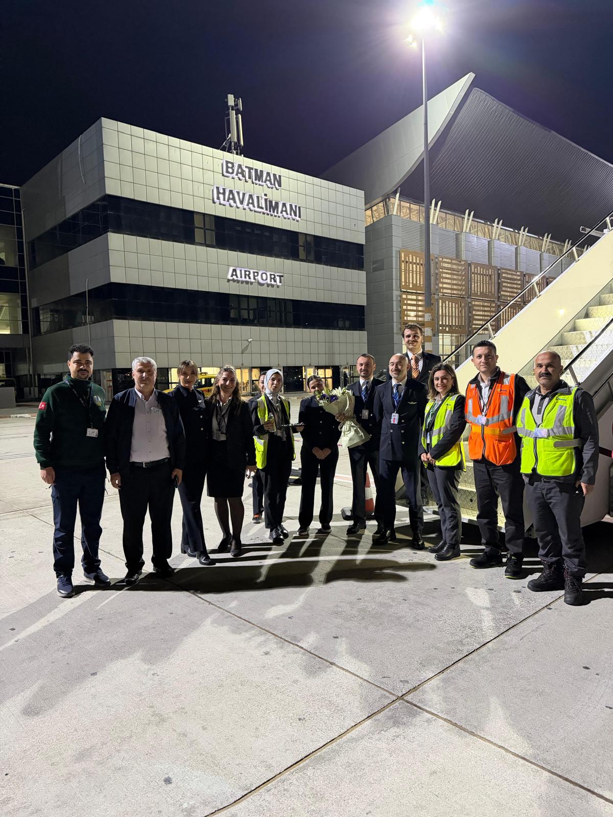 Batman–Antalya Hattında İlk Seferler Gerçekleşti