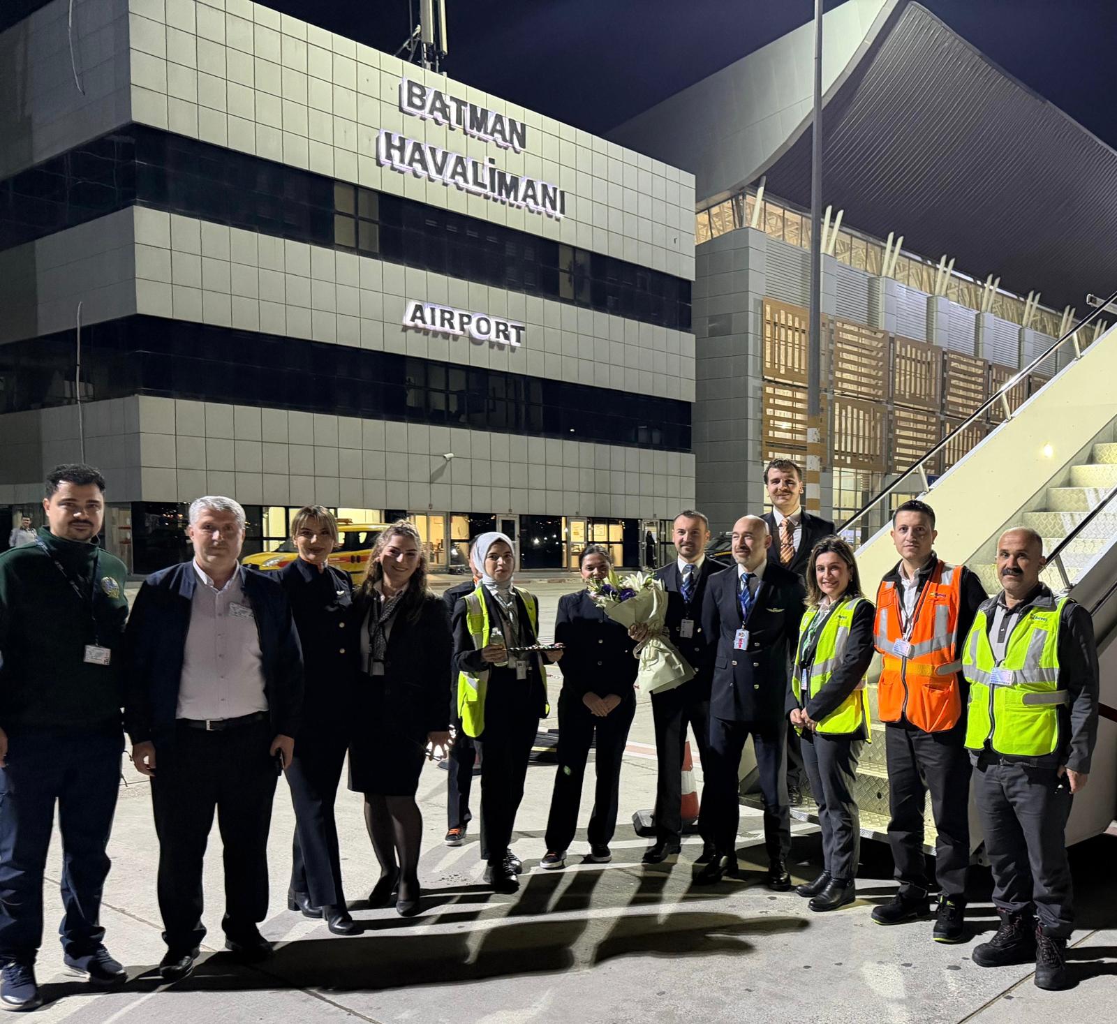 Batman–Antalya Hattında İlk Seferler Gerçekleşti