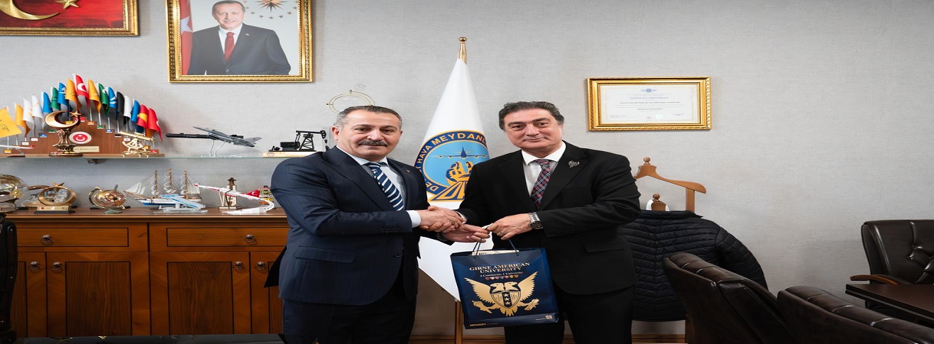 GİRNE AMERİKAN ÜNİVERSİTESİNDEN HAVALİMANIMIZA ZİYARET