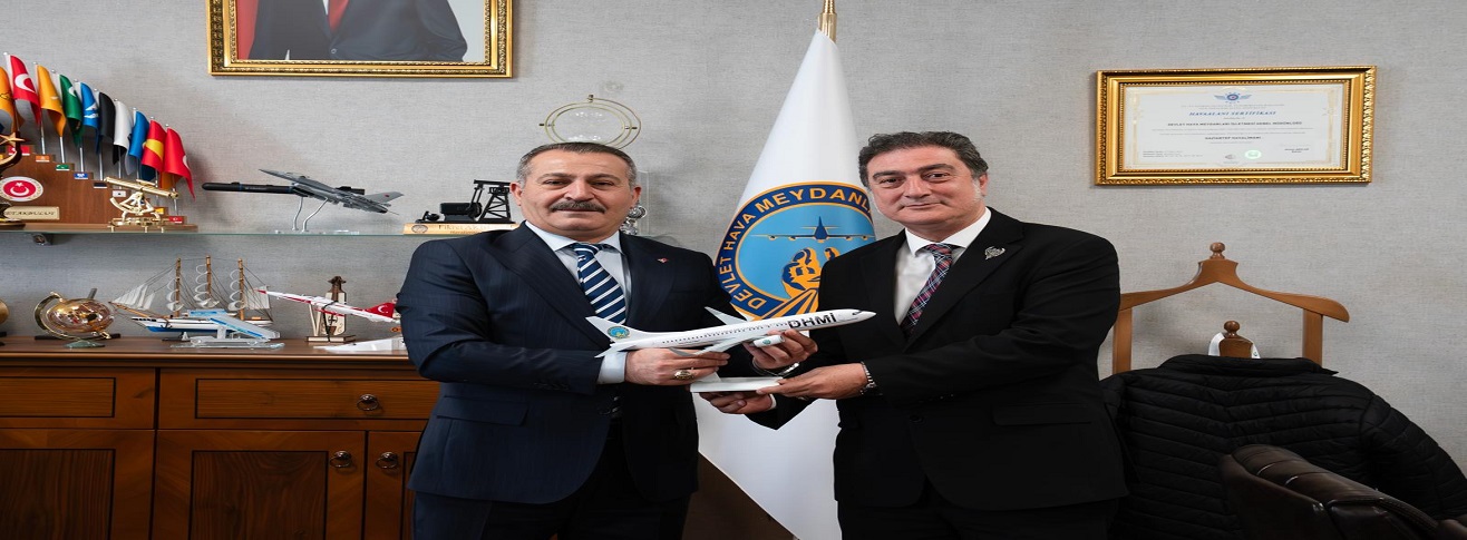 GİRNE AMERİKAN ÜNİVERSİTESİNDEN HAVALİMANIMIZA ZİYARET