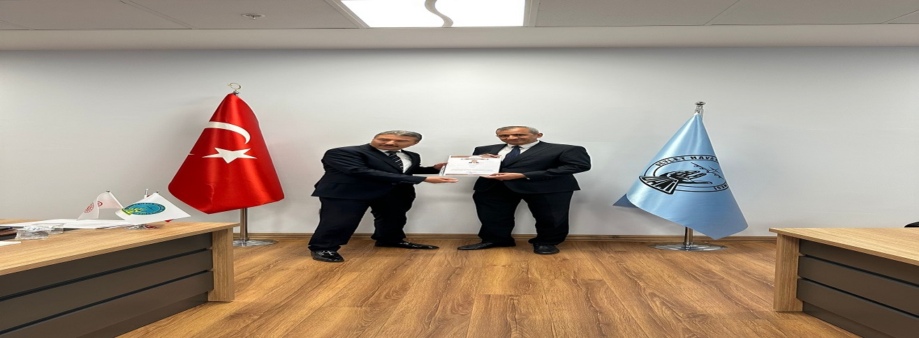 GAZİANTEP HAVALİMANI PERSONELLERİNE VALİLİK TARAFINDAN BAŞARI BELGESİ VERİLDİ