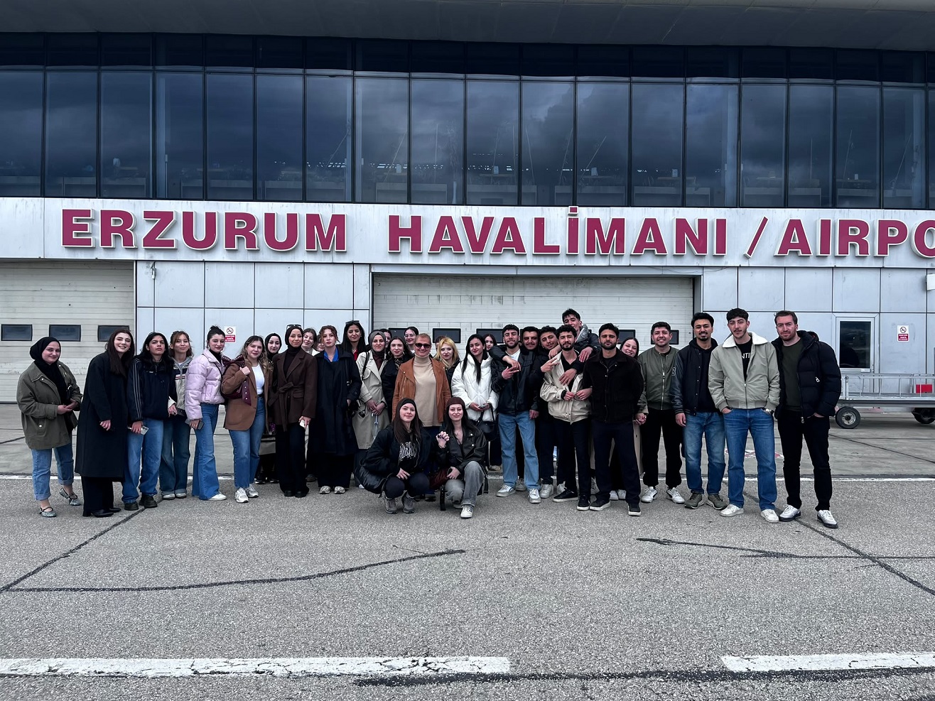 SİVİL HAVA ULAŞTIRMA İŞLETMECİLİĞİ ÖĞRENCİLERİNDEN HAVALİMANIMIZA TEKNİK ZİYARET