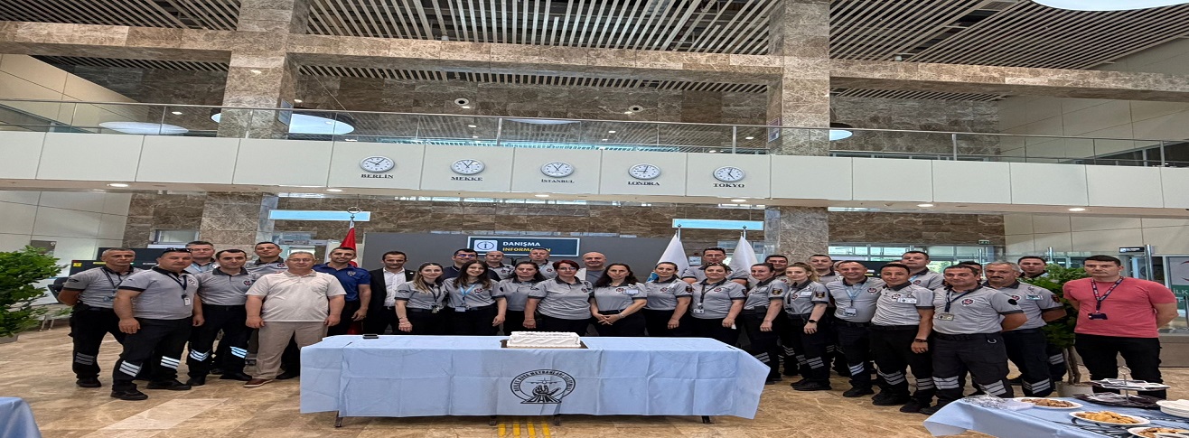 HAVALİMANIMIZDA ÖZEL GÜVENLİK GÖREVLİLERİ GÜNÜ KUTLANDI