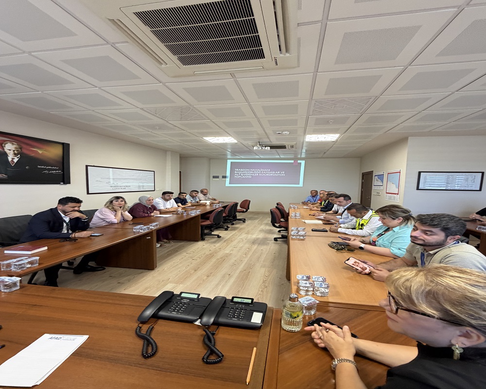 TRABZON HAVALİMANI BAŞMÜDÜRLÜĞÜ PAYDAŞLARI VE ALT İŞVERENLERİ KOORDİNASYON TOPLANTISI GERÇEKLEŞTİRİLDİ.