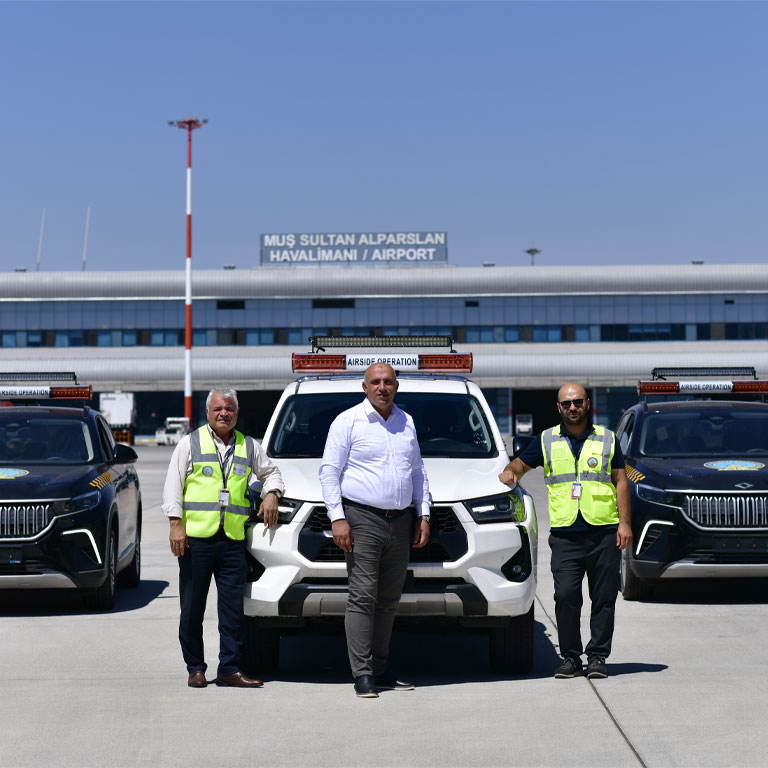 Muş Sultan Alparslan Havalimanı Filosu Yeni Araçlarla Güçlendirildi