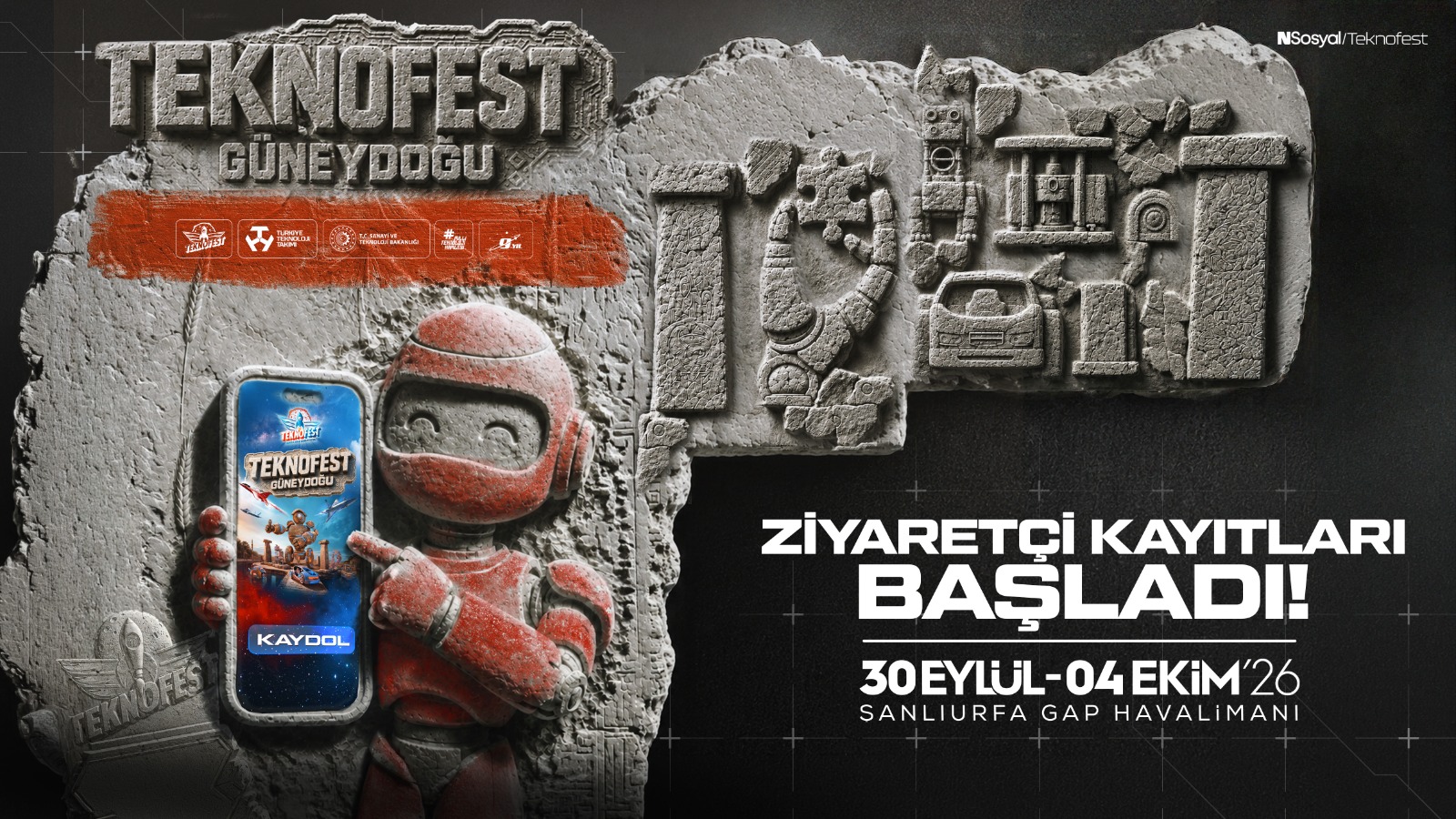 TeknoFest 2026 Şanılurfa GAP Havalimanında olacak. Ziyaretçi Kayıtları Başladı !