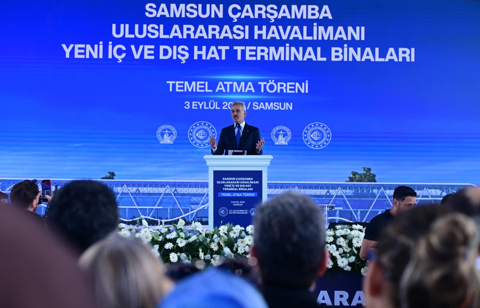 SAMSUN ÇARŞAMBA HAVALİMANI'NIN YOLCU KAPASİTESİ 3 MİLYONA ÇIKIYOR