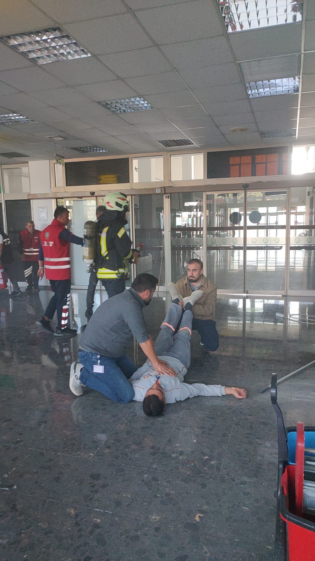 Havalimanımızda Kurum ve Kuruluşlarla Birlikte Acil Durum Tatbikatı Gerçekleştirildi