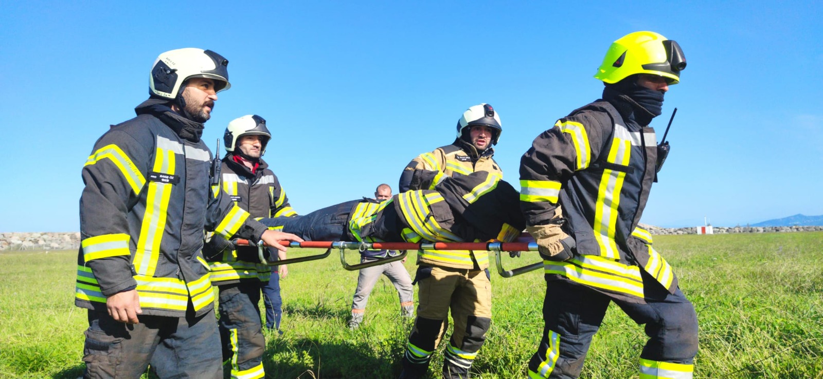 Ordu-Giresun Havalimanında Acil Durum ve Ateşli Yangın Tatbikatı Yapıldı