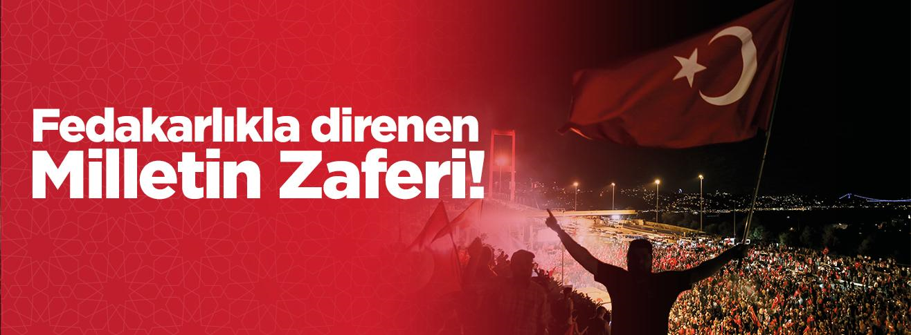 15 TEMMUZ DEMOKRASİ VE MİLLİ BİRLİK GÜNÜ