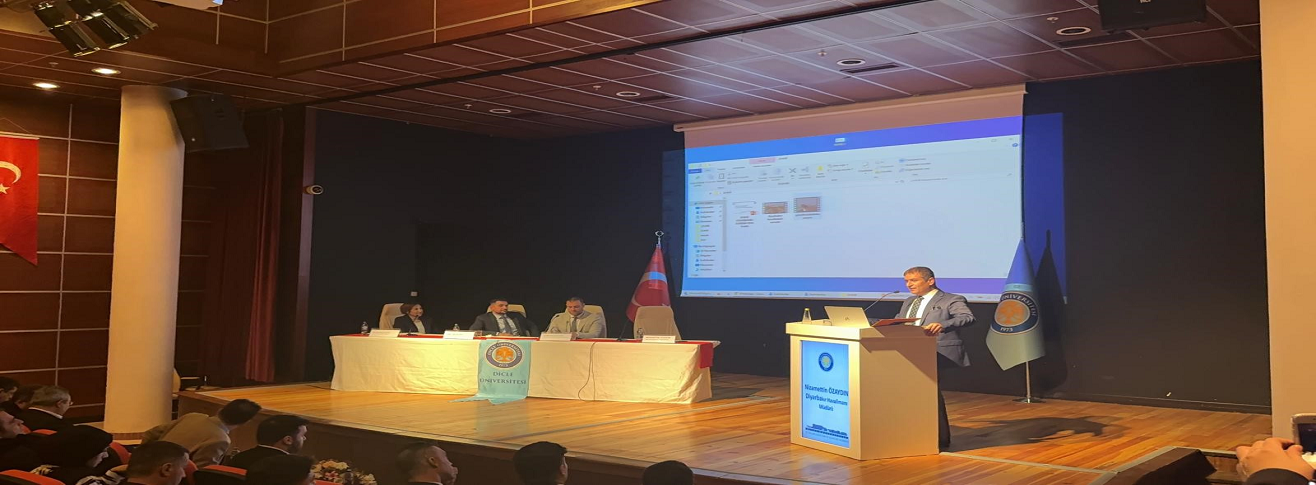 Havalimanı Müdürümüz Nizamettin ÖZAYDIN Dicle Üniversitesinde Düzenlenen "Havacılığın Dünü, Bugünü ve Yarını" Adlı Konferansta Öğretim Üyeleri ve Öğrencilerle Buluştu
