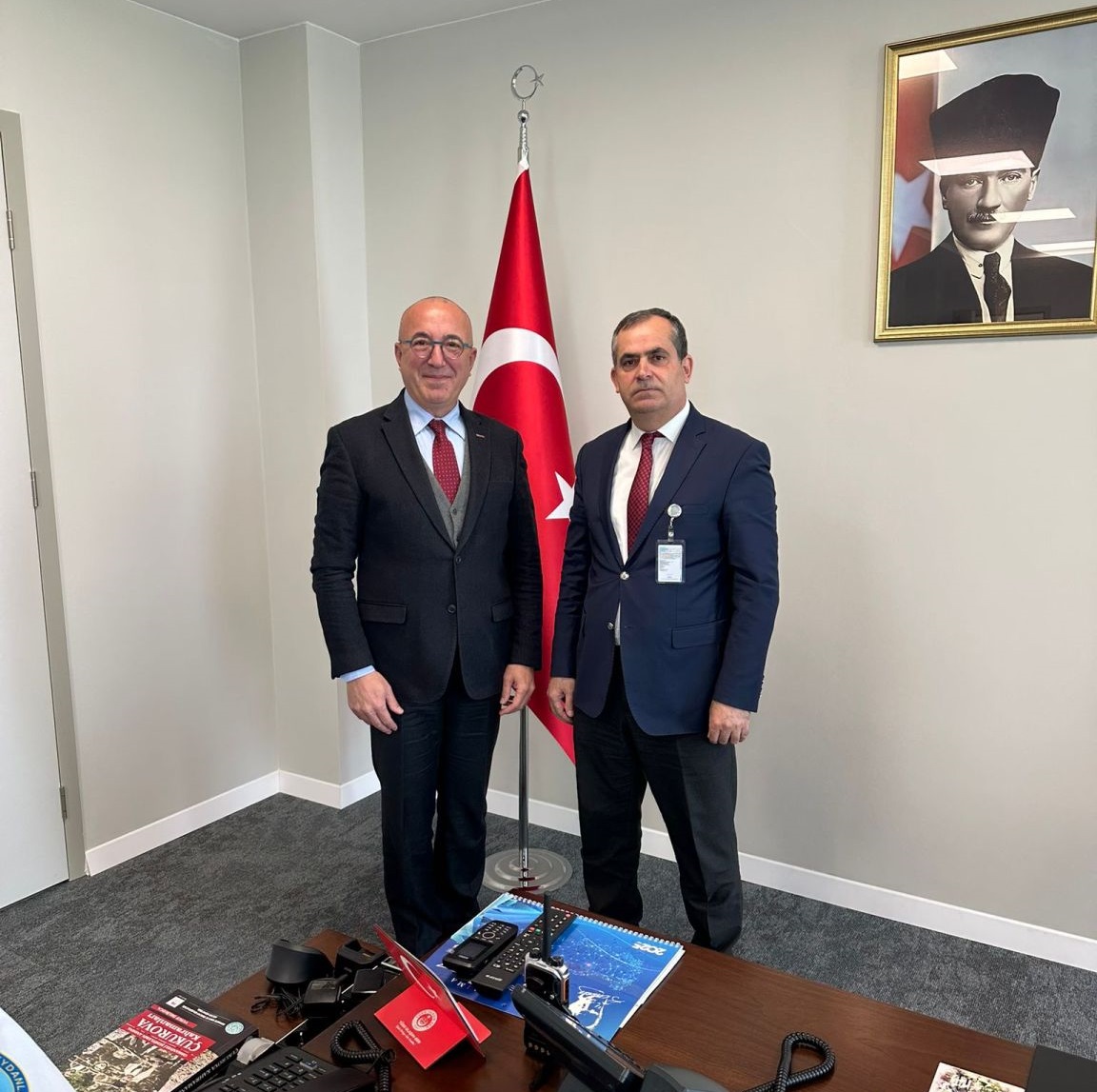 IATA İHİTİSAS BAŞKANI NUMAN OLCAR'IN BAŞMÜDÜRLÜK ZİYARETİ