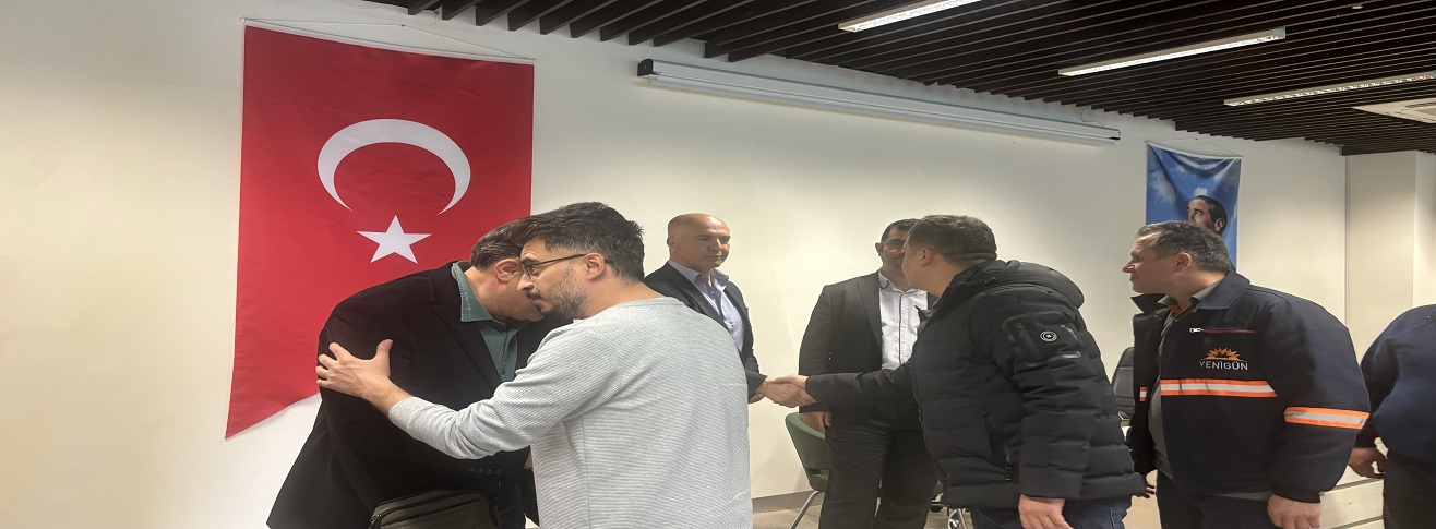 ÇALIŞMA ARKADAŞIMIZA VEDA TÖRENİ