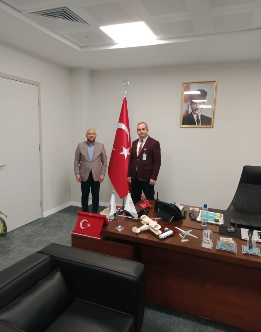 KKTC  MERSİN KONSOLOSU ÖZGÜR EZEL BAŞMÜDÜRLÜK ZİYARETİ