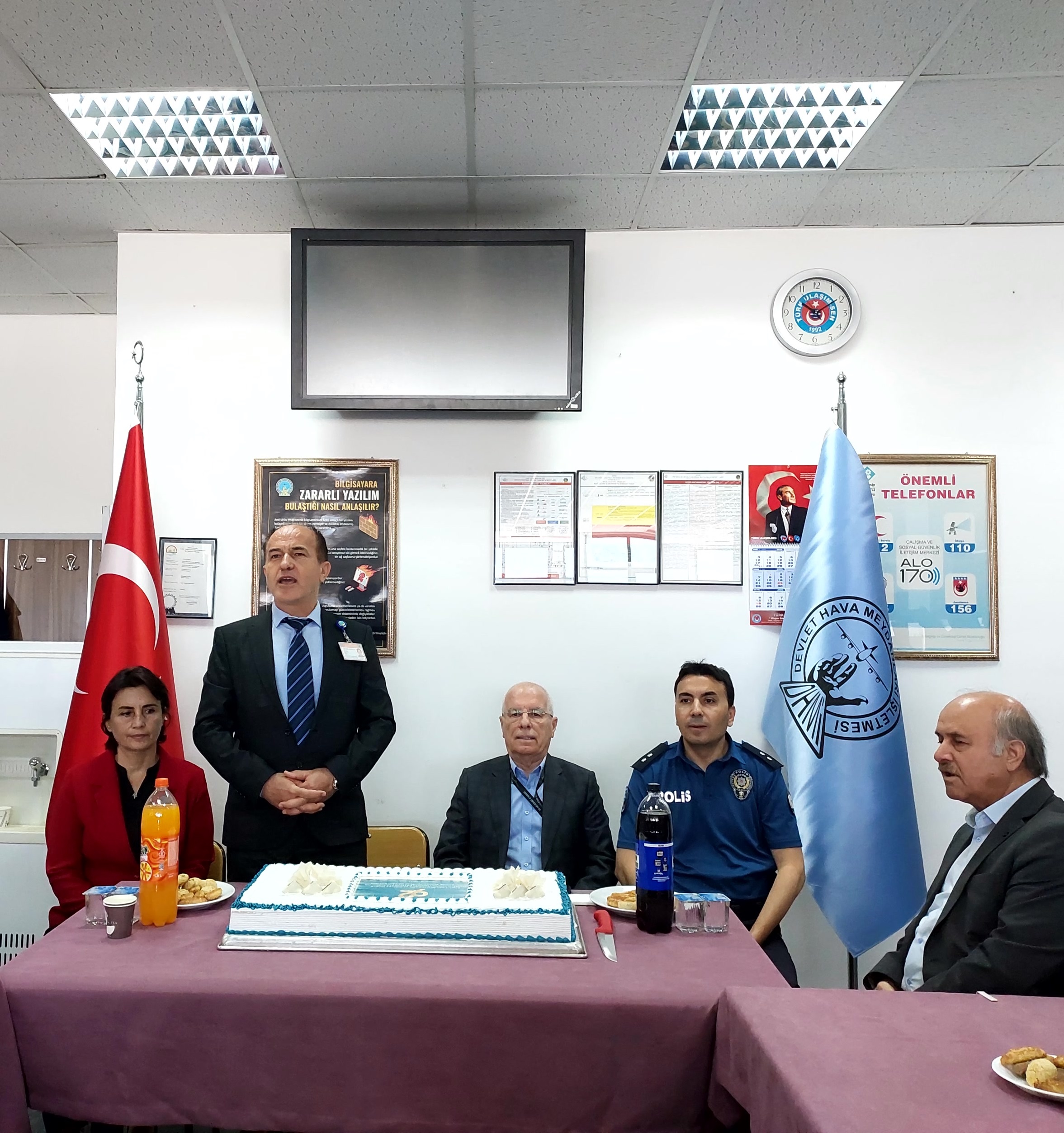 Havalimanımızda Kuruluşumuzun 92.Yıldönümünü Kutladık