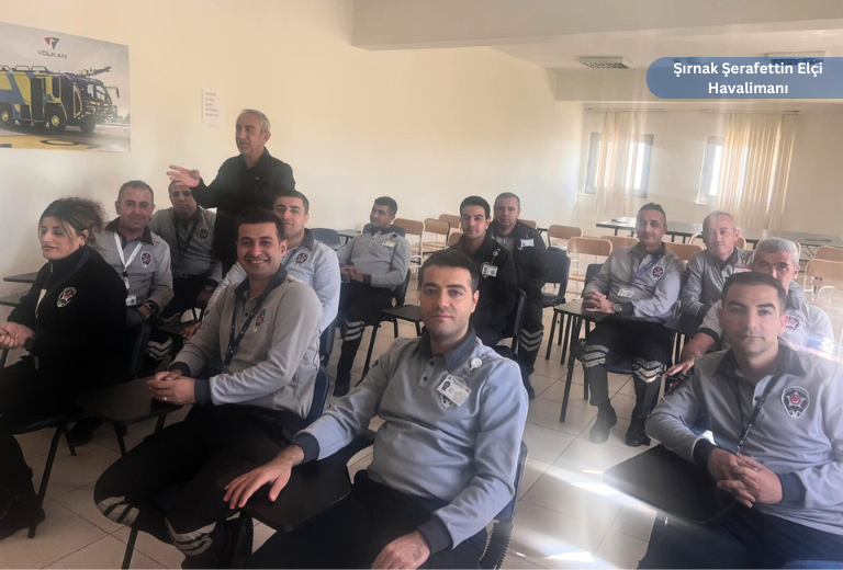 ŞIRNAK ŞERAFETTİN ELÇİ HAVALİMANI VE SAMSUN ÇARŞAMBA HAVALİMANI MÜDÜRLÜĞÜNDE GÜVENLİK EĞİTİMLERİ VERİLDİ