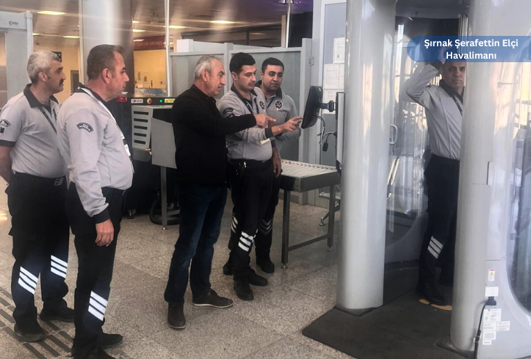 ŞIRNAK ŞERAFETTİN ELÇİ HAVALİMANI VE SAMSUN ÇARŞAMBA HAVALİMANI MÜDÜRLÜĞÜNDE GÜVENLİK EĞİTİMLERİ VERİLDİ