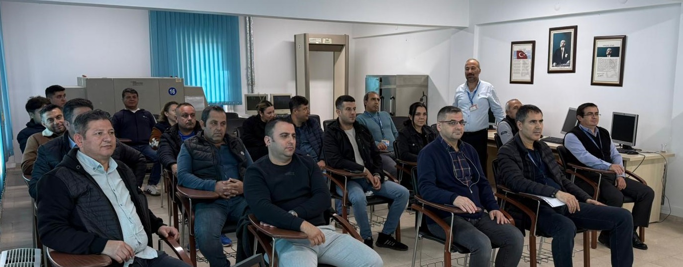 MİLAS-BODRUM HAVALİMANINDA KURS-17 TEDARİK TARAMA (TAZELEME) EĞİTİMİ BAŞLADI