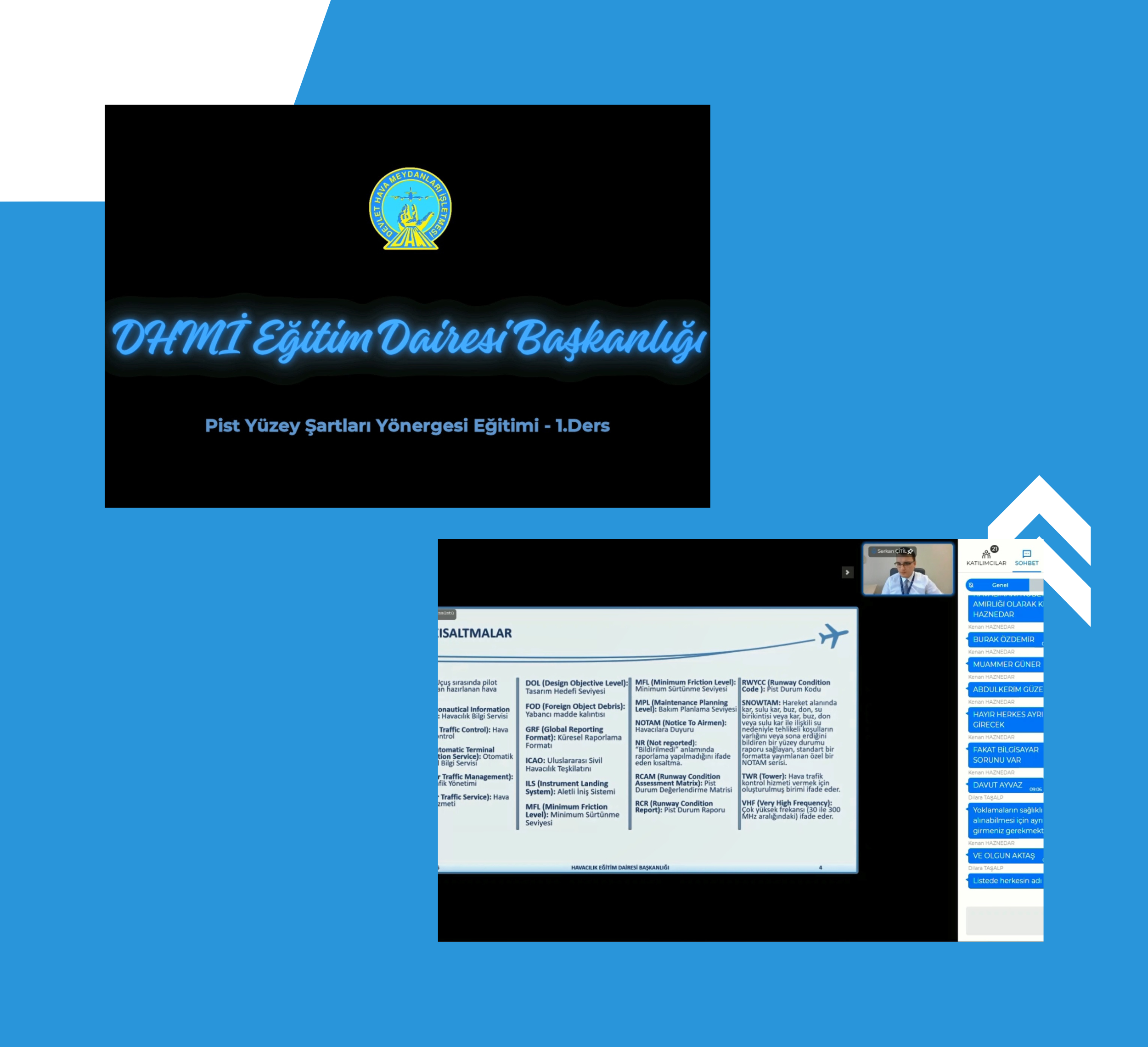 PİST YÜZEY ŞARTLARI YÖNERGESİ EĞİTİMİ TAMAMLANDI